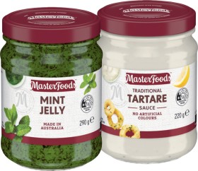 MasterFoods+Mint+Jelly+290g%2C+Tartare+Sauce+220g+or+Seafood+Cocktail+Sauce+260g