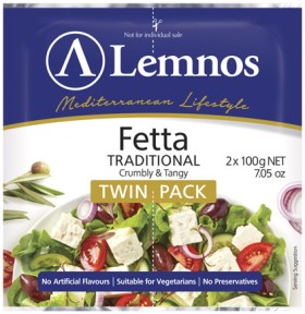 Lemnos+Fetta+Traditional+Twin+Pack+2x100g