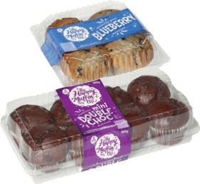The+Happy+Muffin+Co.+Muffins+4+Pack+or+Mini+8+Pack+Selected+Varieties