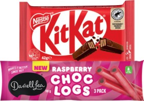 Nestl%26eacute%3B+Medium+Bars+35%E2%80%9150g%2C+Smarties+50g+or+Darrell+Lea+Choc+Logs+3+Pack+Selected+Varieties