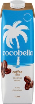 NEW+Cocobella+Coffee+Latte+Coconut+Water+1+Litre