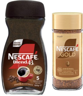 Nescaf%26eacute%3B+Blend+43+140%E2%80%91150g+or+Gold+90%E2%80%91100g+Instant+Coffee+Selected+Varieties