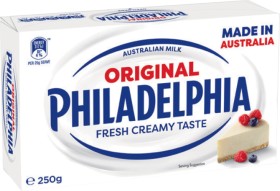 Philadelphia+Cream+Cheese+Block+250g+Selected+Varieties