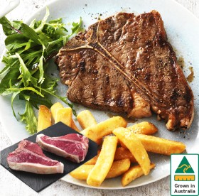 Australian-Beef-T-Bone-Steak on sale