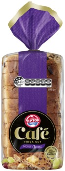 Tip-Top-Caf-Raisin-Toast-600g on sale