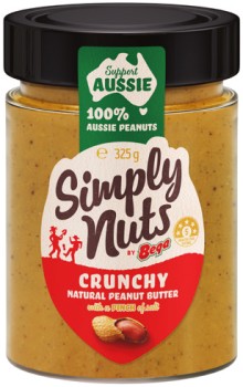 Bega+Simply+Nuts++Peanut+Butter+325g+Selected+Varieties