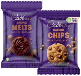 Cadbury+Chocolate+Baking+Chips+200g%2C+Melts+225g+or+Block+180g+Selected+Varieties
