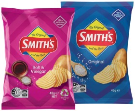 Smith%26rsquo%3Bs+Crinkle+Cut+Chips+or+Doritos+Cheese+Supreme+Corn+Chips+45g+Selected+Varieties