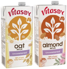 Vitasoy-Long-Life-Oat-Milk-Almond-Milk-or-Soy-Milky-1-Litre-Selected-Varieties on sale