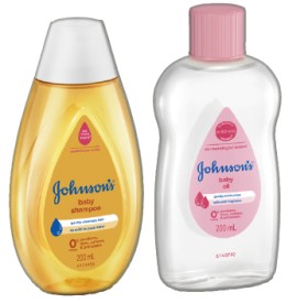 Johnson%26rsquo%3Bs+Baby+Oil+or+Shampoo+200mL+Selected+Varieties