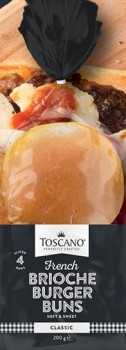 Toscano+French+Brioche+Burger+Buns+4+Pack