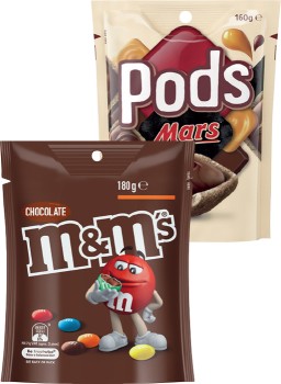 MMs-130180g-Pods-160g-or-Maltesers-120140g-Share-Pack-Selected-Varieties on sale