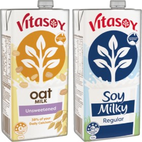 Vitasoy+Oat+Milk%2C+Almond+Milk+or+Soy+Milky+1+Litre+Selected+Varieties
