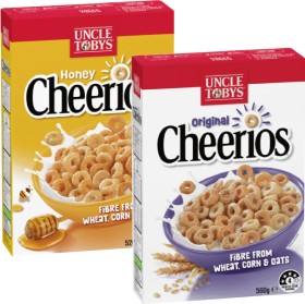 Uncle+Tobys+Cheerios+Cereal+450%E2%80%91560g+Selected+Varieties