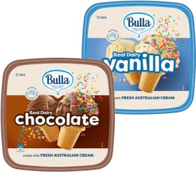 Bulla+Real+Dairy+Ice+Cream+2+Litre+Selected+Varieties