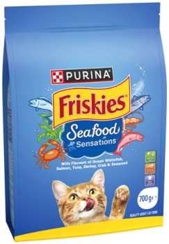Purina-Friskies-Dry-Cat-Food-700g-Selected-Varieties on sale