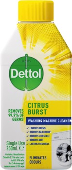 Dettol-Washing-Machine-Cleaner-250mL-Selected-Varieties on sale