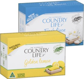 Country-Life-Bar-Soap-5-Pack-Selected-Varieties on sale