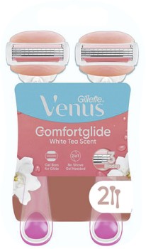 Gillette+Venus+Comfort+Glide+White+Tea+Disposable+Razors+2+Pack