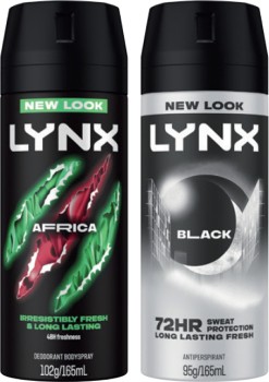 Lynx-Antiperspirant-or-Deodorant-Body-Spray-165mL-Selected-Varieties on sale