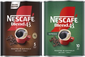 Nescaf-Blend-43-Instant-Coffee-500g-Selected-Varieties on sale