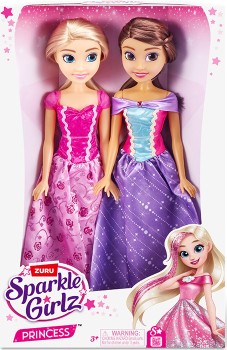 Sparkle+Girlz+18in+Princess+Dolls+2-Pack