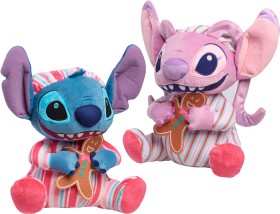 Stitch+or+Angel+Holiday+Feature+Plush.+Assorted