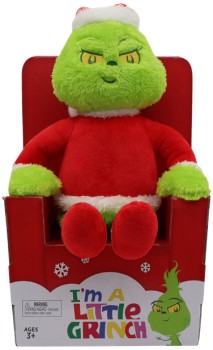 Grinch+12in+Plush+in+Couch+Box