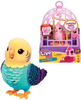 Little-Live-Pets-My-Really-Real-Bird-Cage-Assorted on sale