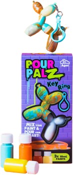 Pour-Palz-Mini-Balloon-Dog-Keyring-Assorted on sale
