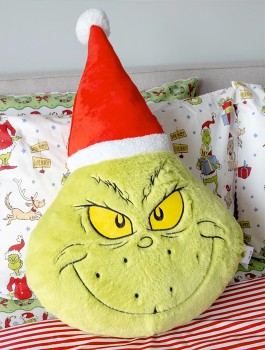 The-Grinch-Cushion on sale