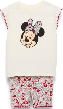 Minnie+Mouse+Tee+and+Bike+Short+Set