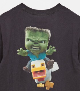 Australian+Cotton+Minecraft+Chicken+Jockey+T-Shirt