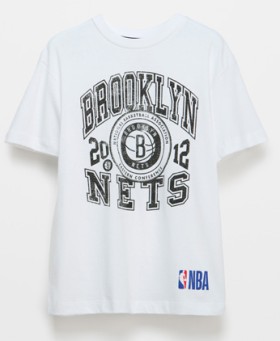 Australian-Cotton-NBA-T-Shirt-Brooklyn-Nets on sale