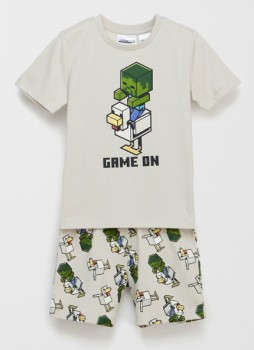 Minecraft+Australian+Cotton+Younger+Boys+Pyjama+Set+Gift+Pack
