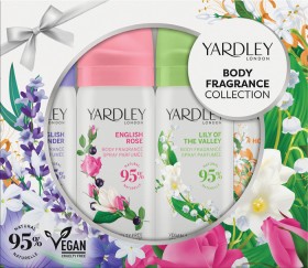 Yardley+Body+Spray+50mL+4+Pack+Gift+Set
