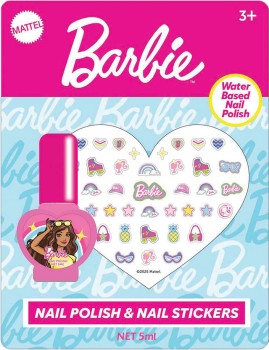 Barbie+Nail+Polish+%26amp%3B+Nail+Stickers