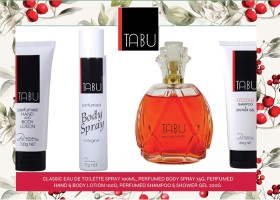 Tabu+Classic+100mL+EDT+4+Piece+Gift+Set