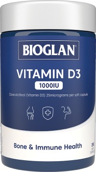 Bioglan+Vitamin+D3+1000IU+250+Capsules%2A