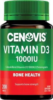 Cenovis-Vitamin-D3-1000IU-200-Tablets on sale