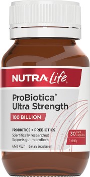 Nutra-Life-ProBiotica-Ultra-Strength-100-Billion-30-Capsules on sale