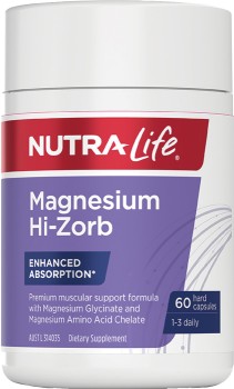 Nutra-Life+Magnesium+Hi-Zorb+60+Capsules%2A