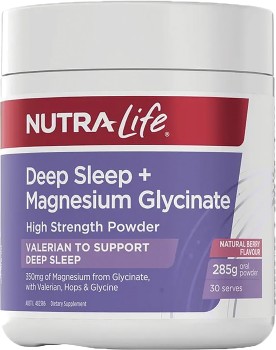 Nutra-Life-Deep-Sleep-Magnesium-Glycinate-Powder-285g on sale