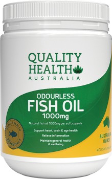 Quality-Health-Odourless-Fish-Oil-1000mg-400-Capsules on sale