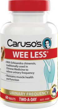 Carusos-Wee-Less-60-Tablets on sale