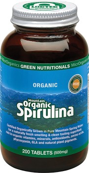 Green+Nutritionals+Mountain+Organic+Spirulina+200+Tablets%2A