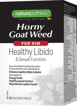 Naturopathica-Horny-Goat-Weed-For-Him-50-Tablets on sale