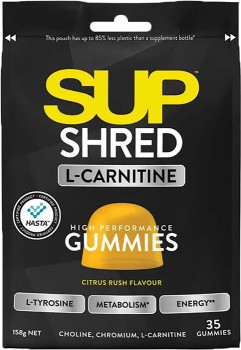 SUP-Shred-L-Carnitine-Citrus-Rush-Flavour-Gummies-35-Pack on sale