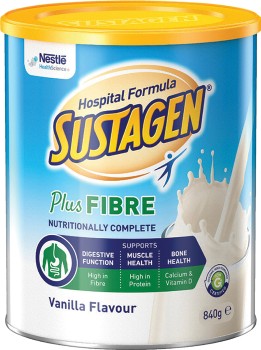 Sustagen+Hospital+Vanilla+Formula+Plus+Fibre+840g