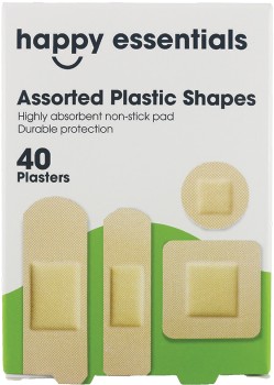 Happy+Essentials+Assorted+Plastic+Shapes+40+Pack